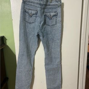 Angels Light Blue Straight Jeans